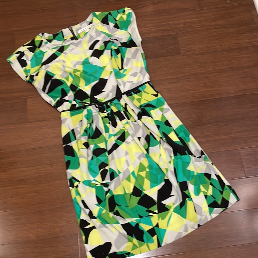 Seamline Cynthia Steffe Geometric Print Dress Size 2